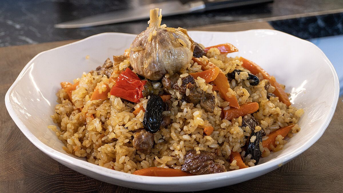 Плов из баранины для сытного домашнего ужина