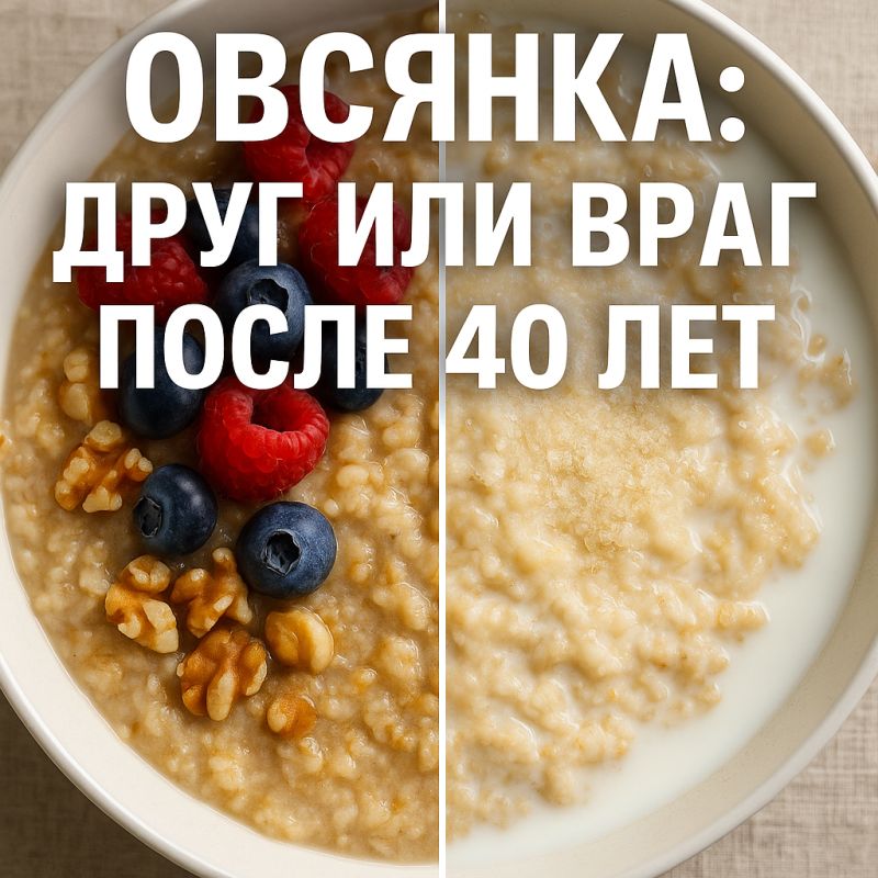 Овсянка после 40: За и Против для Вашего Здоровья