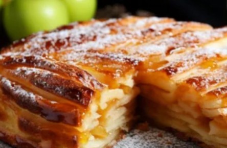 Быстрый яблочный пирог, который не успеет остыть