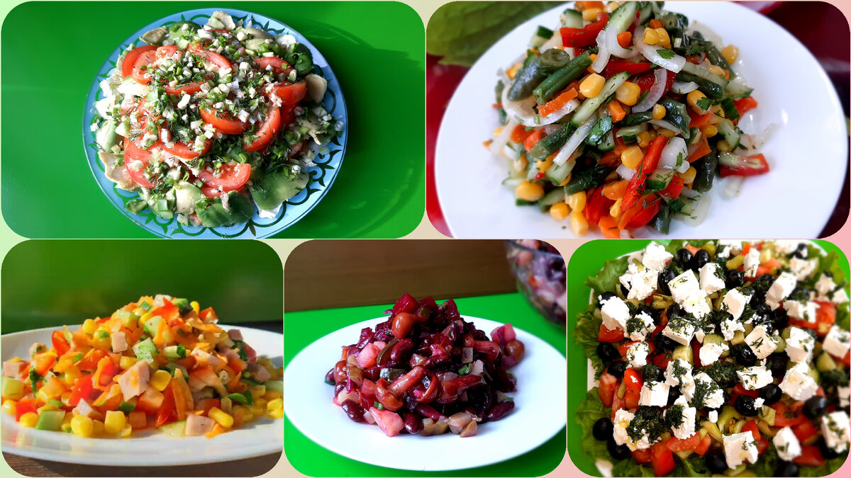 Вкусные и легкие салаты без майонеза для вашего праздничного стола