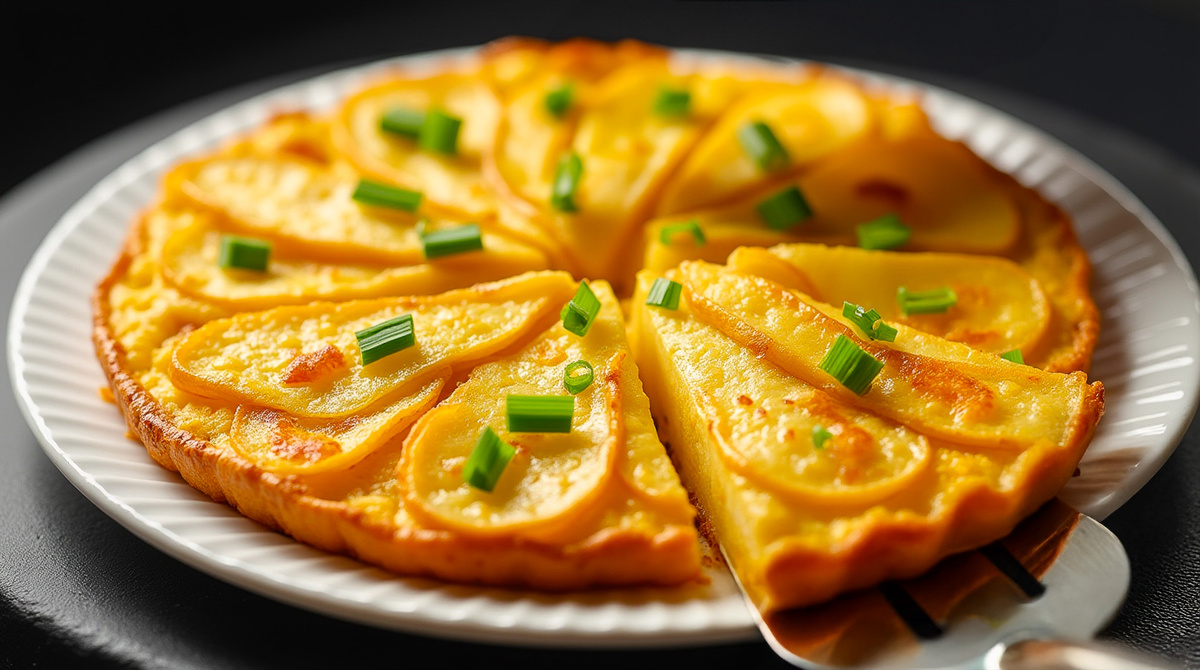 Необычная картофельная лепёшка для яркого завтрака