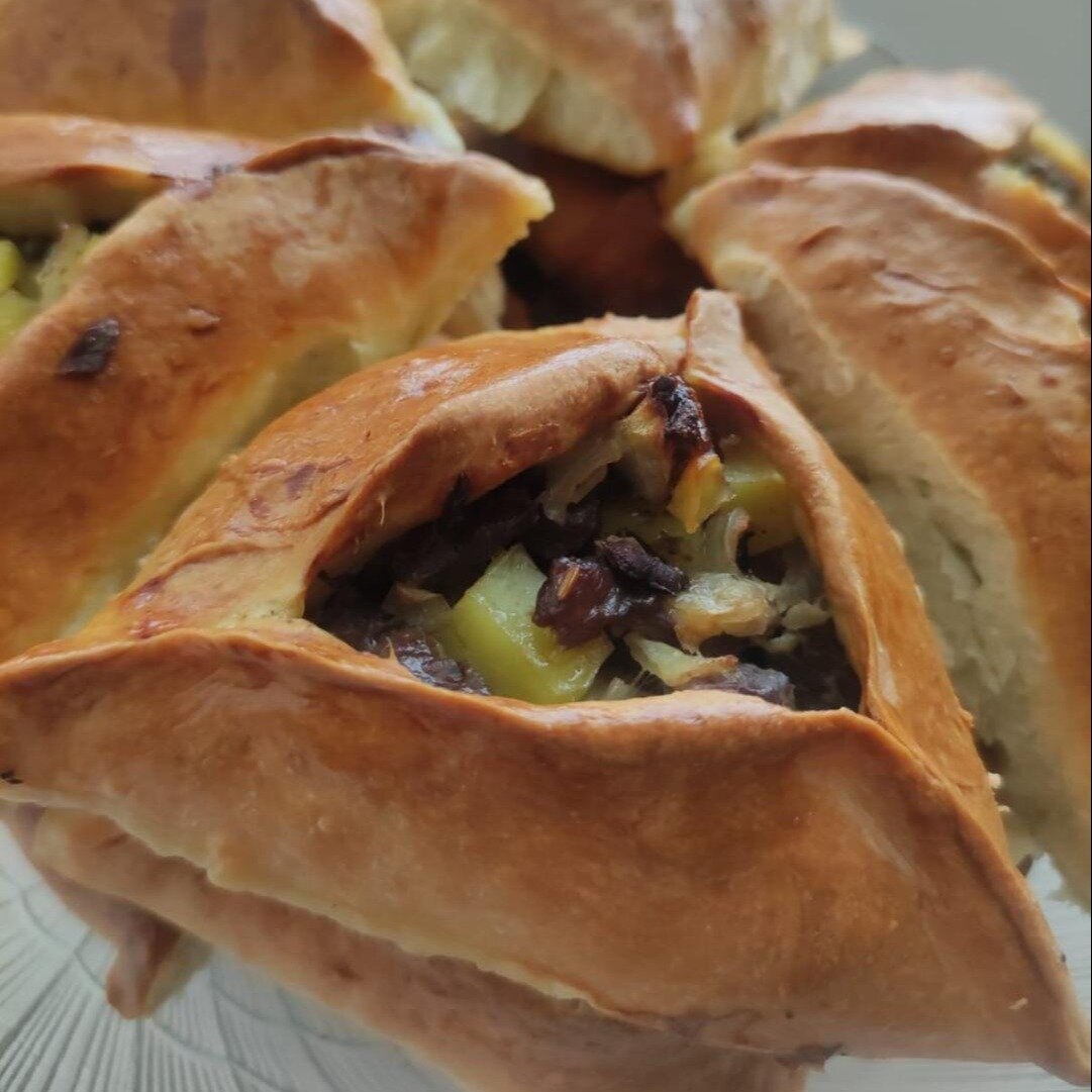 Эчпочмаки с говядиной и картофелем