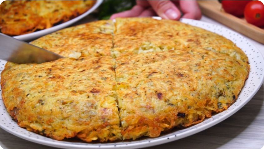 Картофельный пирог на сковороде: вкусный и быстрый вариант для любого приема пищи