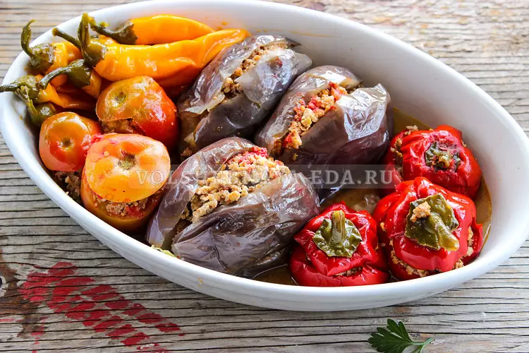 Долма «Три сестры»: Кулинарное искусство с фаршированными овощами